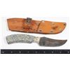 Image 1 : HANDMADE KNIFE IN LEATHER SLEEVE