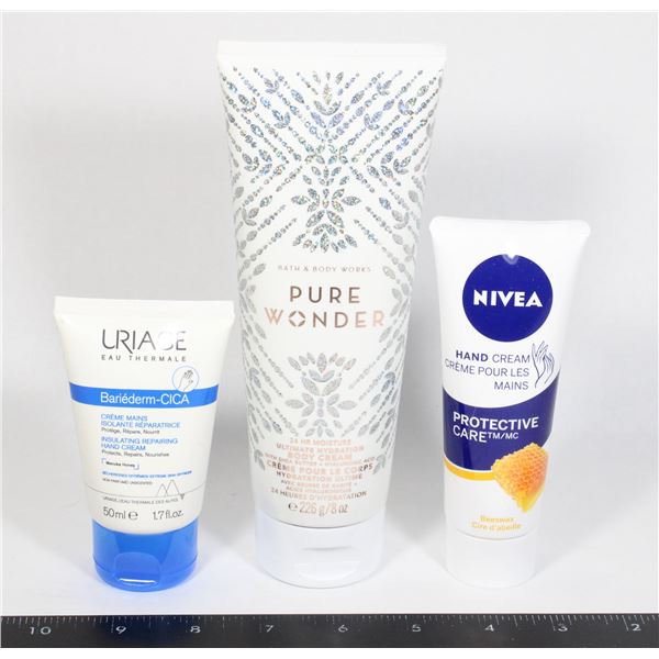 BUNDLE OF ASSORTED NEW HAND/ BODY LOTION INCLUDING
