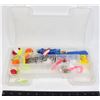 Image 1 : STORAGE CONTAINER WITH FISHING TACKLE