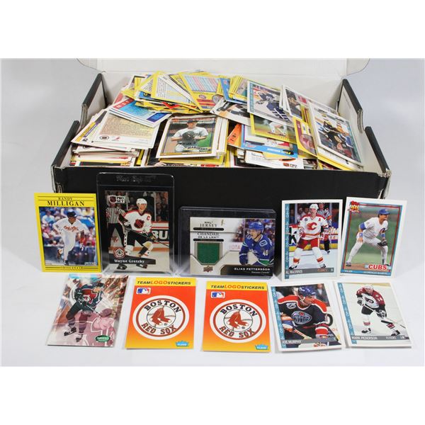SHOE BOX FULL OF SPORTS CARDS