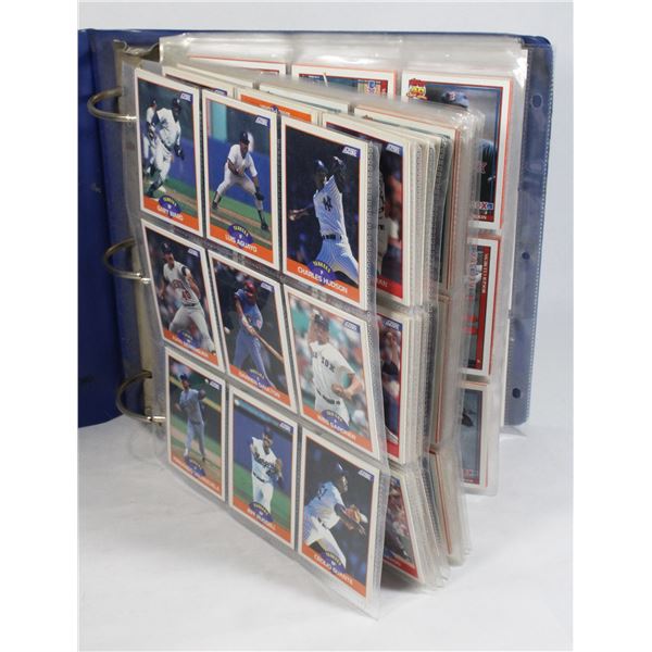 BASEBALL CARD ALBUM FULL OF BASEBALL CARDS