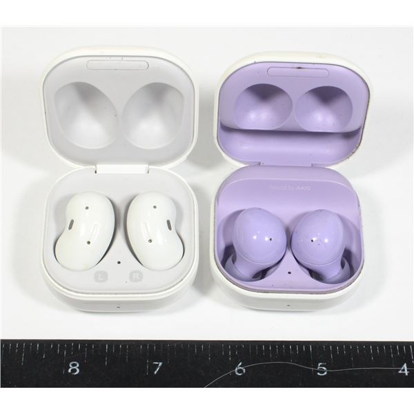 LOT OF 2 SAMSUNG EARBUDS