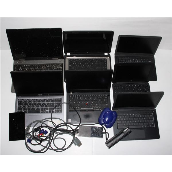 LOT OF LAPTOPS FOR REPAIR OR PARTS