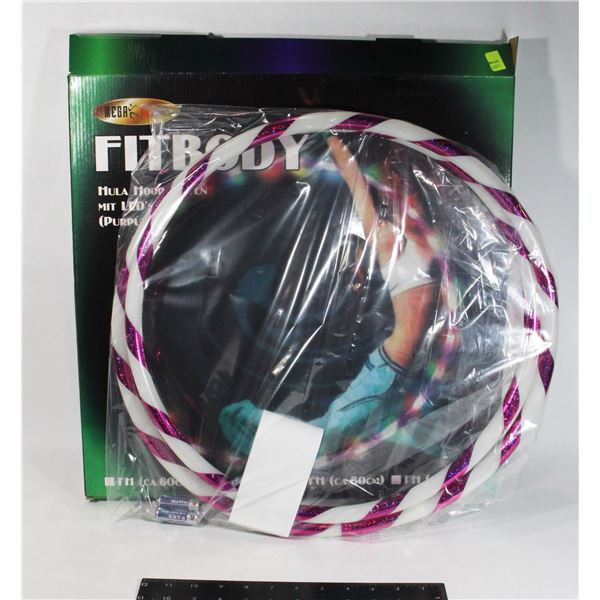 NEW FITBODY LED LIGHT UP HULA HOOP