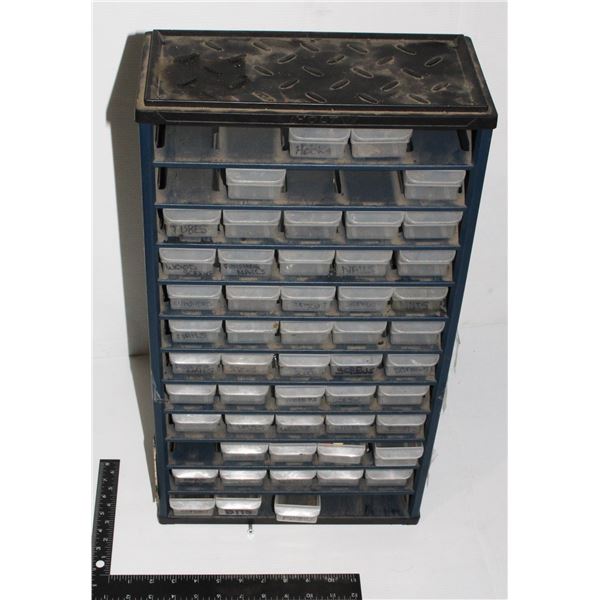 GARAGE HARDWARE/PARTS ORGANIZER WITH