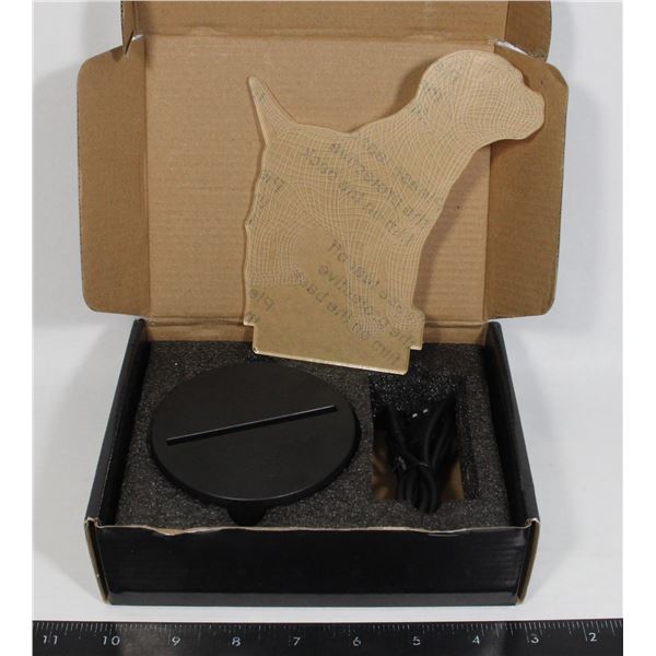 CREATIVE 3D VISUALIZATION LAMP DOG