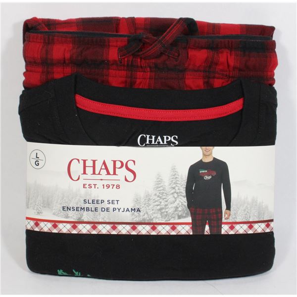 NEW MENS SIZE LARGE CHAPS BRAND SLEEP SET