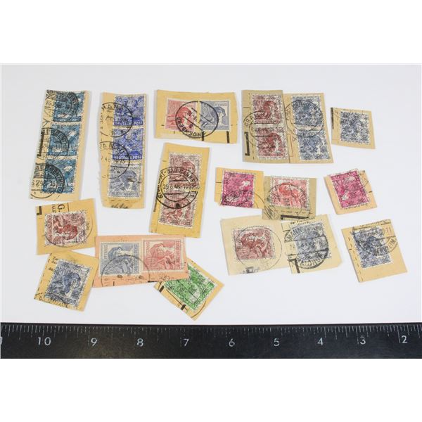 LOT OF ASSORTED GERMAN STAMPS, ALLIED OCCUPIED