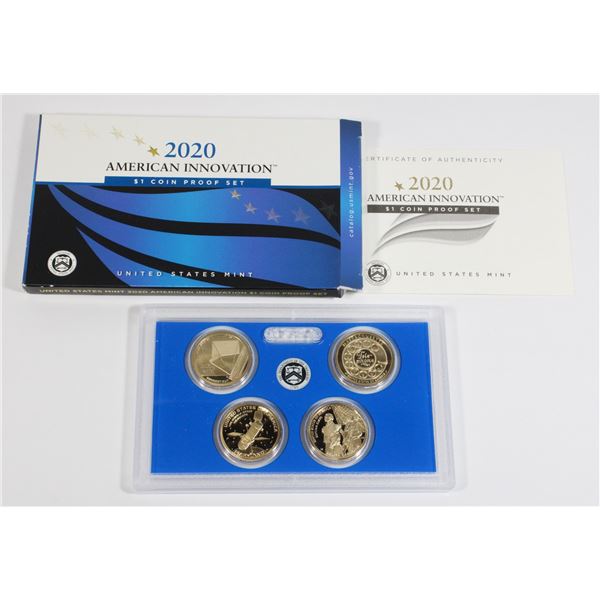 2020 AMERICAN INNOVATION $1 COIN PROOF SET IN