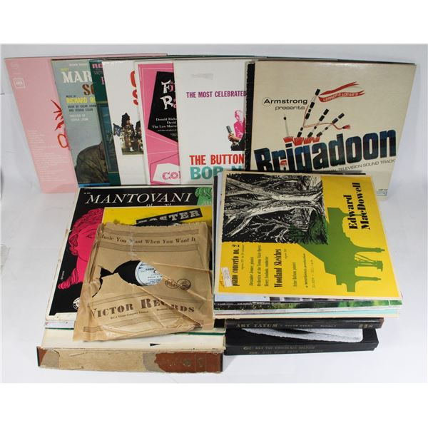 LOT OF VINTAGE RECORDS INCLUDING: