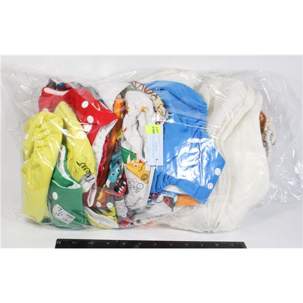 LARGE LOT OF NEW DIAPERS