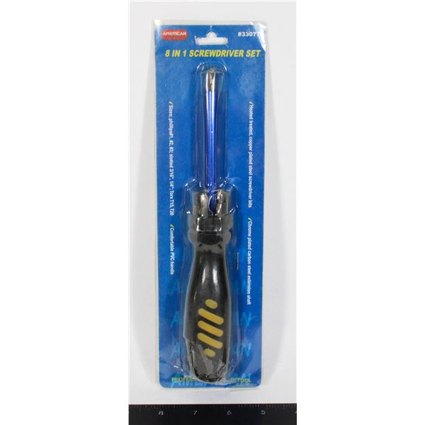 AMERICAN TOOL EXCHANGE 8 IN 1 SCREWDRIVER SET
