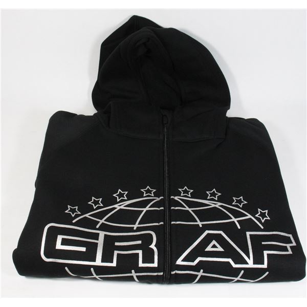NEW GRAF ZIP UP HOODIE SIZE SMALL