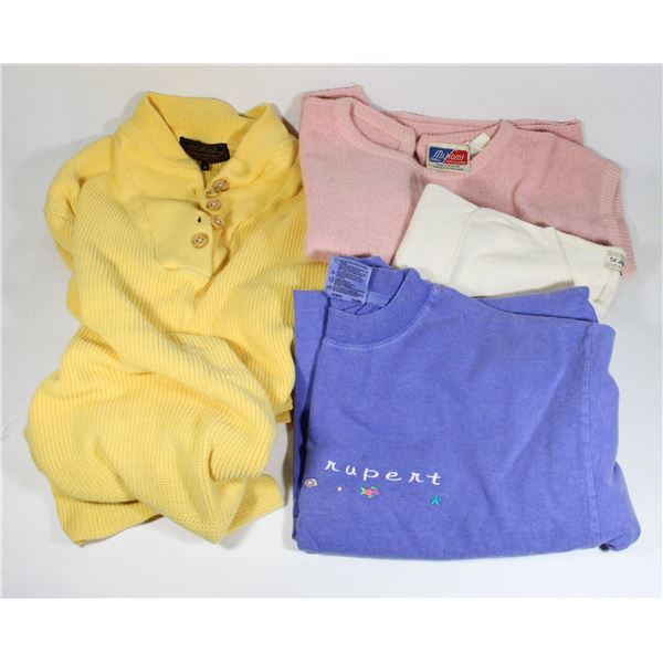 WOMEN'S SWEATERS, SIZE MEDIUM
