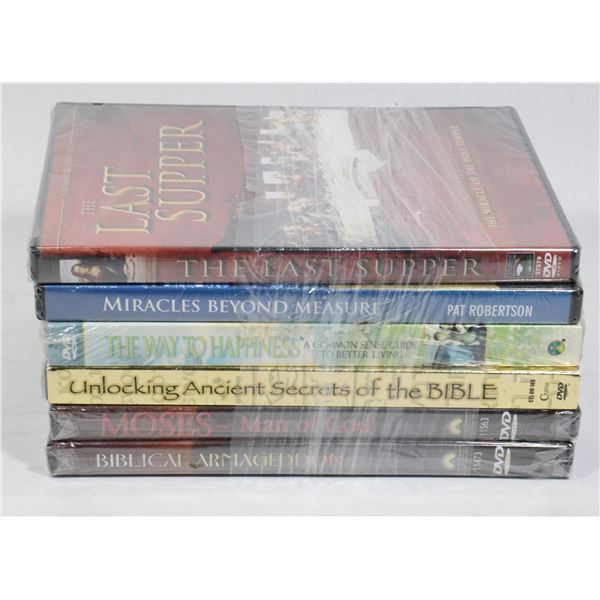 BUNDLE OF NEW SEALED BIBLICAL MOVIES