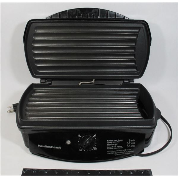 HAMILTON BEACH INDOOR GRILL