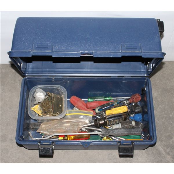 TOOLBOX WITH SCREWDRIVERS, DOOR HINGES