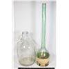 Image 1 : GLASS JUG & FLOWER VASE