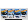Image 1 : LOT OF 4 NEW SEALED HOT WHEELS INCL. POLICE RX 7