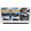 Image 1 : LOT OF 3 NEW SEALED HOT WHEELS BATMAN THEME