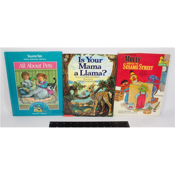BUNDLE OF 3 KIDS BOOKS SESAME STREET