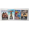Image 1 : VHS BUNDLE OF 4 KIDS MOVIES TOY STORY FREE WIL