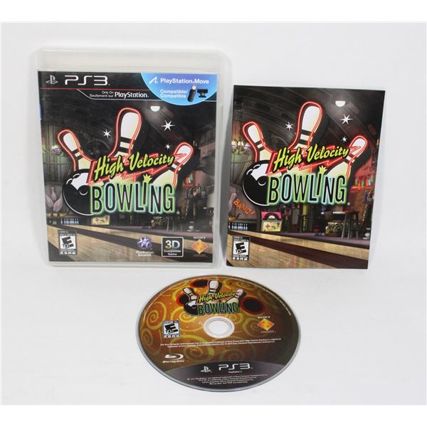 PS3 HIGH VELOCITY BOWLING