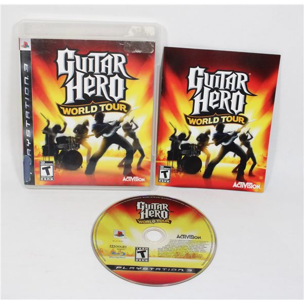PS3 GUITAR HERO WORL TOUR