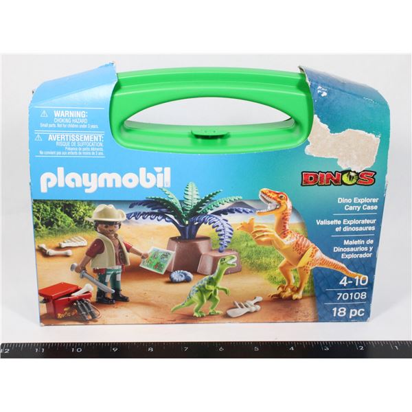 PLAYMOBIL DINOS  DINO EXPLORE CARRY CASE