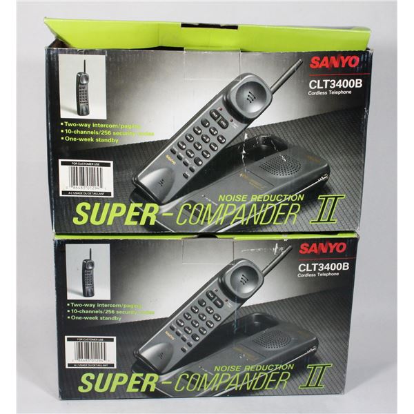 SANYO CORDLESS PHONE SUPER COMMANDER 2