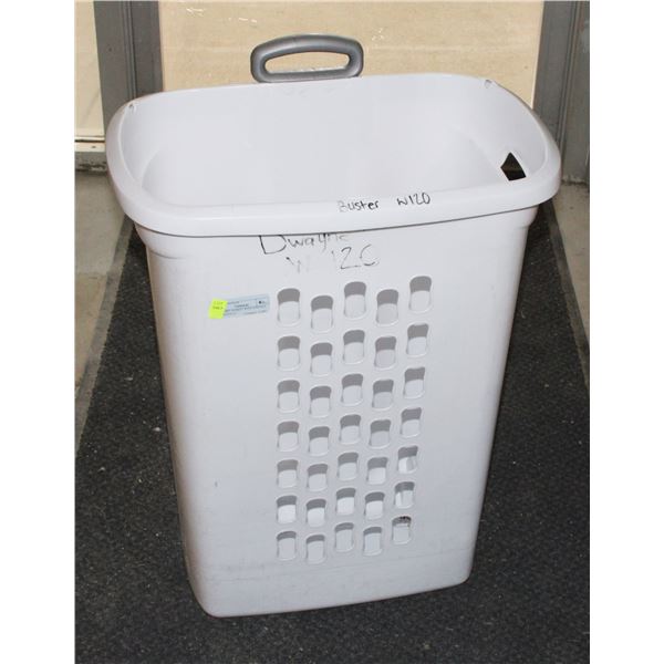 LAUNDRY BASKET WITH HANDLE AND WHEELS