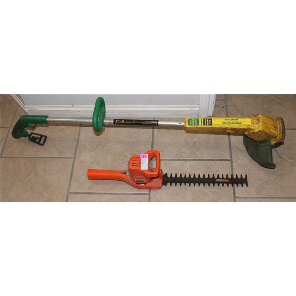 BLACK & DECKER ELECTRIC HEDGE TRIMMER