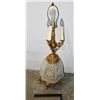 Image 1 : LARGE VINTAGE GLASS BASE LAMP