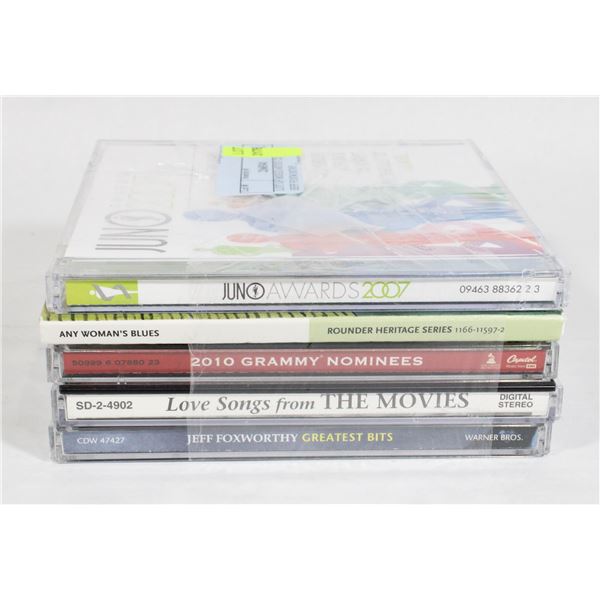 LOT OF MIXED ARTIST CD'S AND JEFF FOXWORTHY