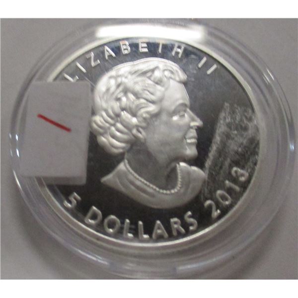 2013 CANADA $5 COIN (NOT TESTED - SILVER CONTENT NOT VERIFIED - SOLD AS IS)