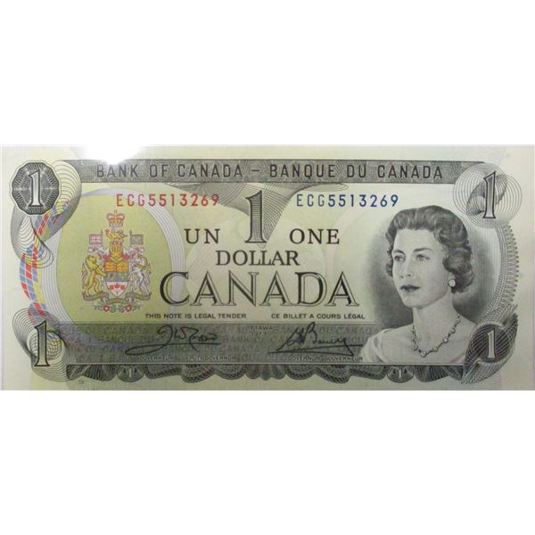 1973 CRISP UNCIRCULATED MULTI COLORED CANADA DOLLAR