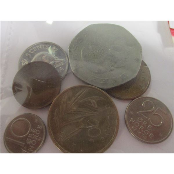 LOT OF WORLD COLLECTABLE COINS