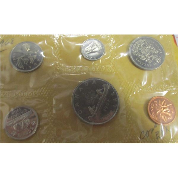 1968 PROOF CANADA MINT SEALED COIN SET