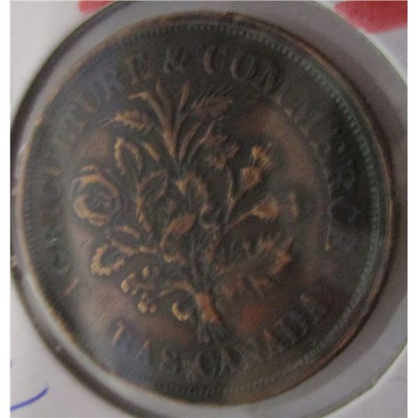 MONTREAL AGRICULTURE COMMERCE UNSOL PENNY TOKEN