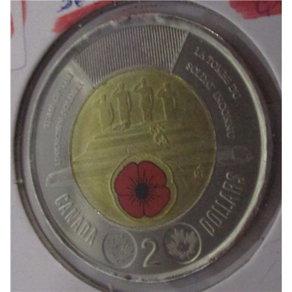 2025 CH/BU TOMB OF THE UNKNOWN SOLDIER CANADA $2 COIN