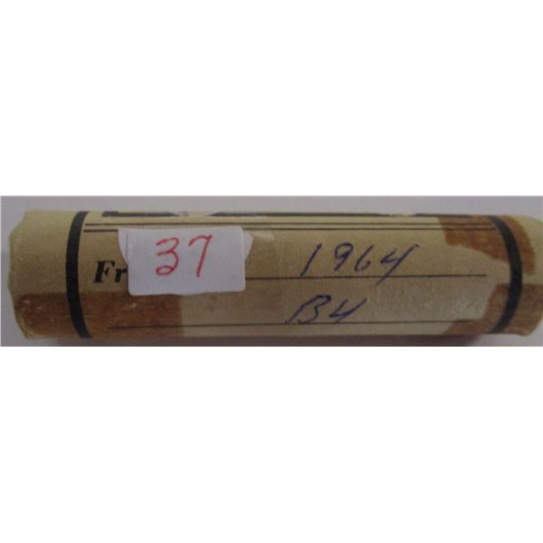 1964 BANK ROLL CH/BU LAST OF CANADA PENNIES