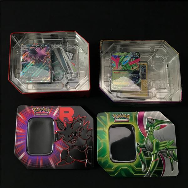 2 TINS OF POKEMON TCG CARDS - BULK