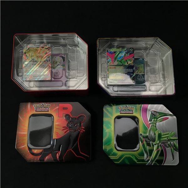 2 TINS OF POKEMON TCG CARDS - BULK