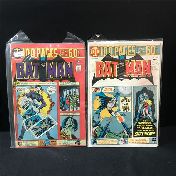 LOT OF 2 BATMAN COMICS #260-261 - DC COMICS