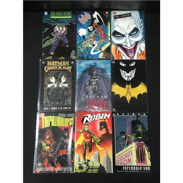 LOT OF 9 BATMAN BASED COMICS - DC COMICS