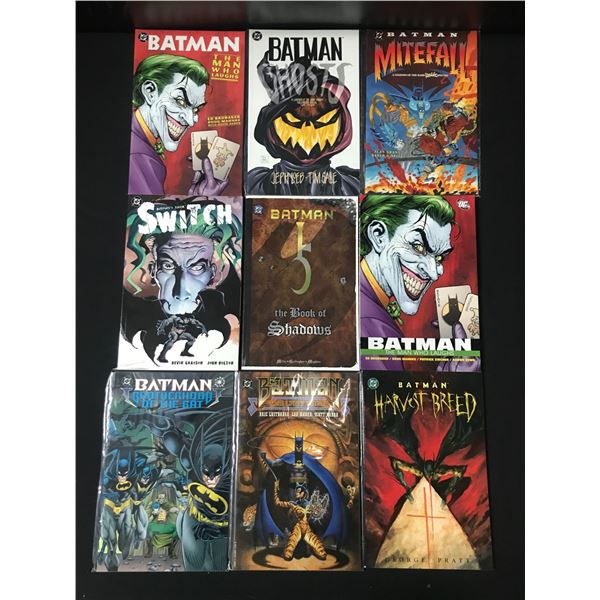 LOT OF 9 BATMAN BASED COMICS - DC COMICS
