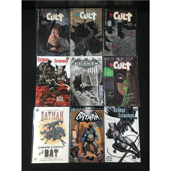 LOT OF 9 BATMAN BASED COMICS - DC COMICS