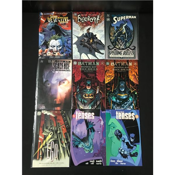LOT OF 9 BATMAN BASED COMICS - DC COMICS