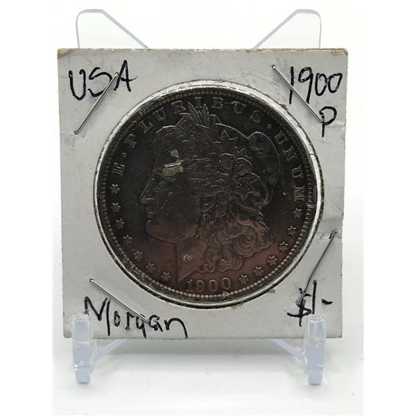 MORGAN USA SILVER DOLLAR - 1900 PHILADELPHIA MINT
