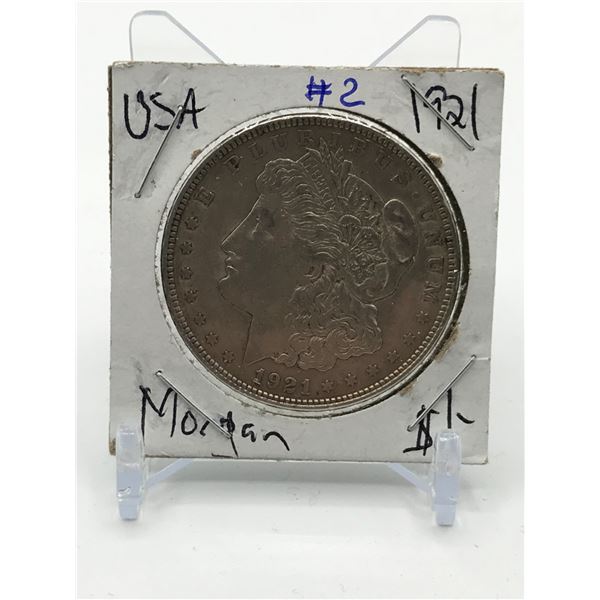 MORGAN USA SILVER DOLLAR - 1921